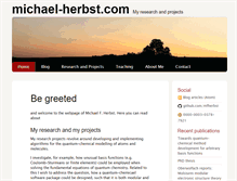Tablet Screenshot of michael-herbst.com